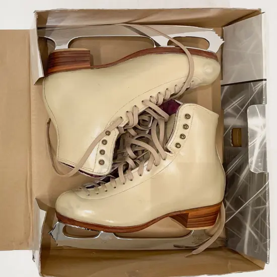 Pair of Jackson Ice Skates with Additional Blades