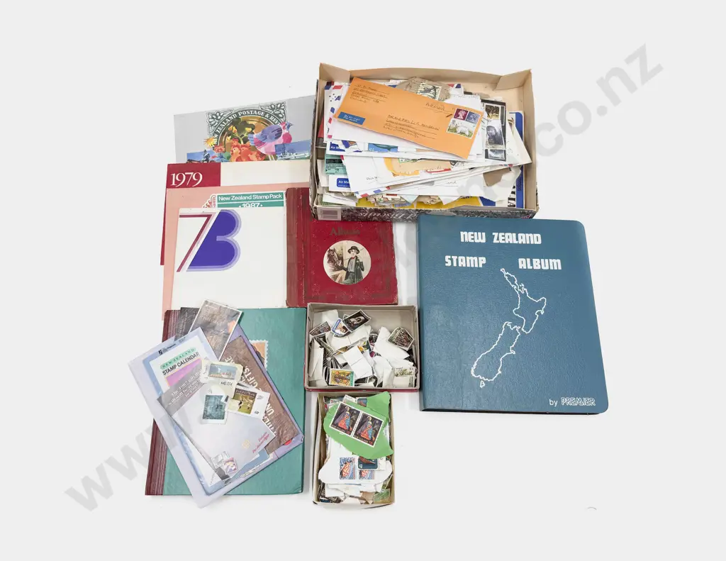 Quantity of Assorted Stamps & Stamp Albums etc Image 1++