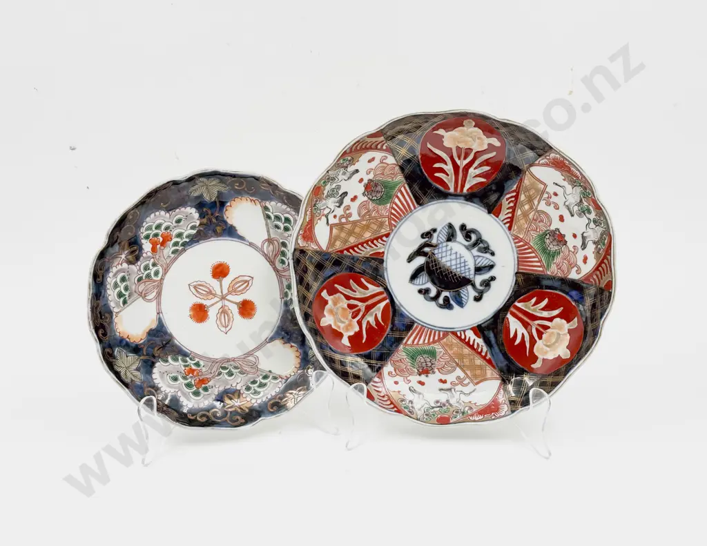 Two Imari Pattern Plates Image 1++
