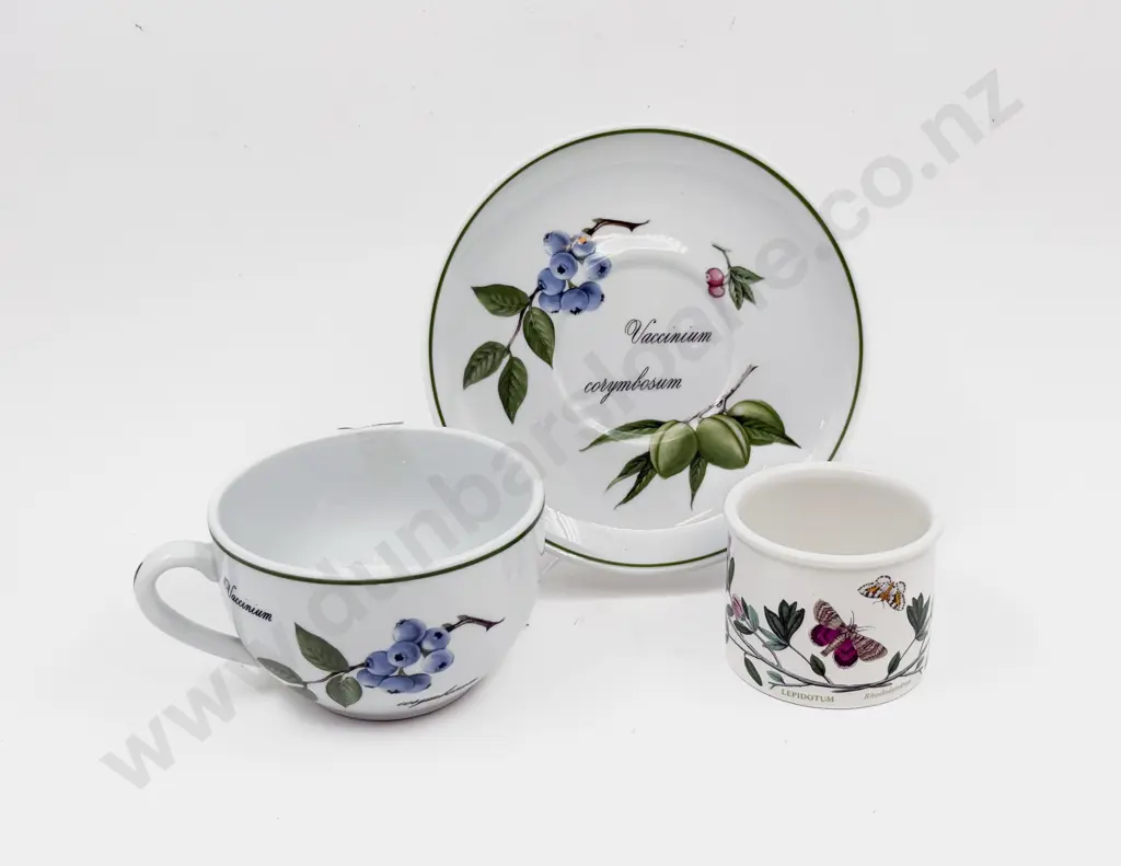 Apilco French Breakfast Cup & Saucer together with Portmerion Sugar Bowl Image 1++