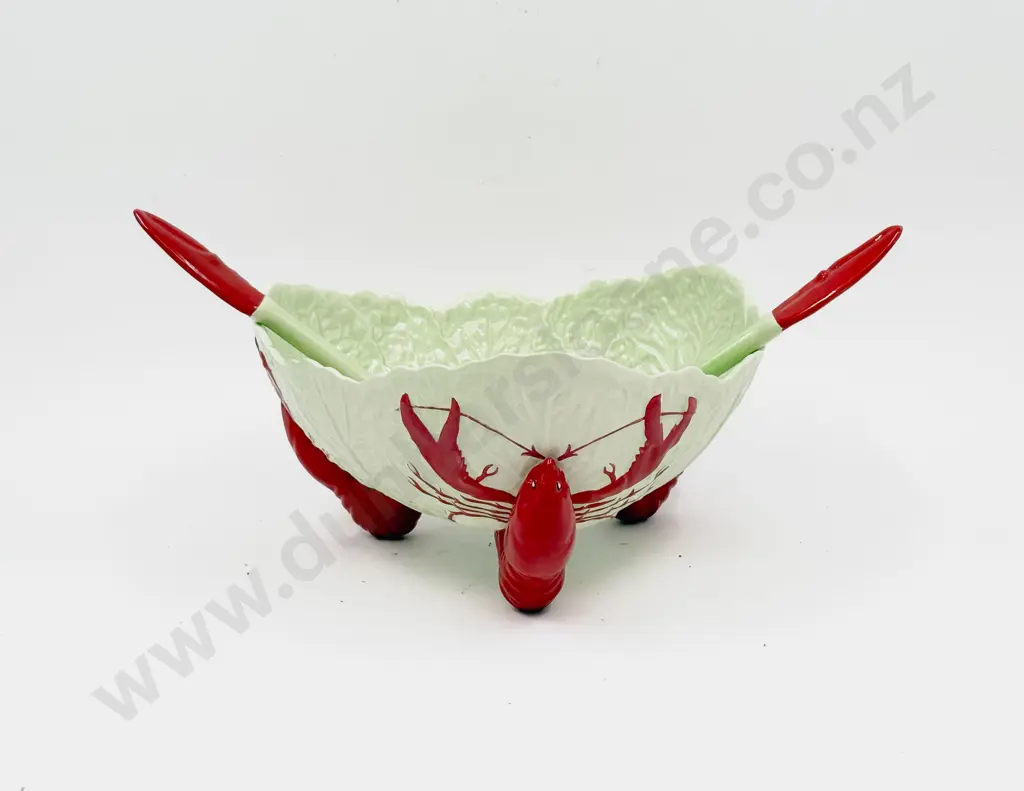Carltonware Lobster Salad Bowl & Servers Image 1++