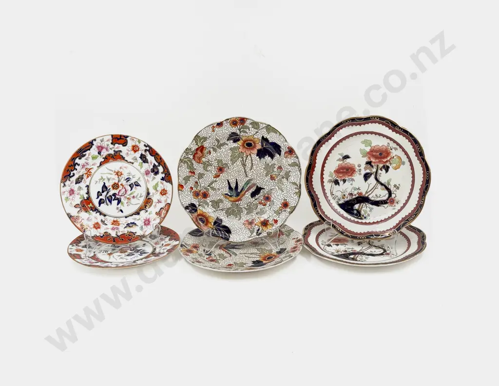 Six Assorted Fancy China Plates Image 1++