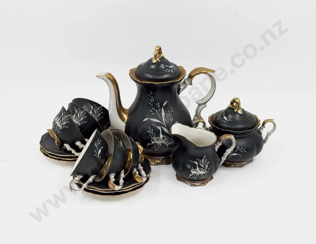 German Fancy China Coffee Set Image 1++
