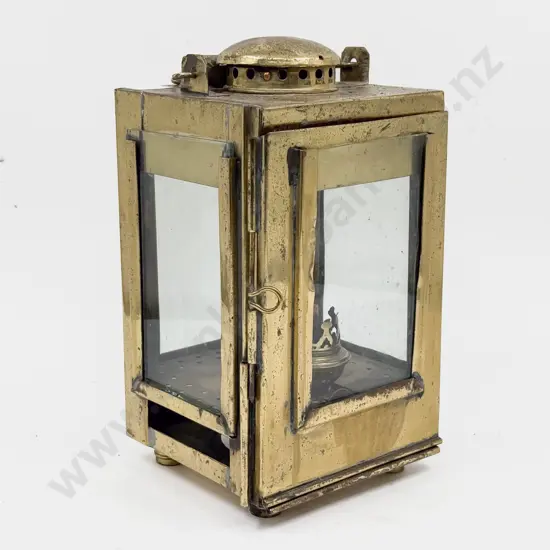 Vintage Brass Kerosene Lantern