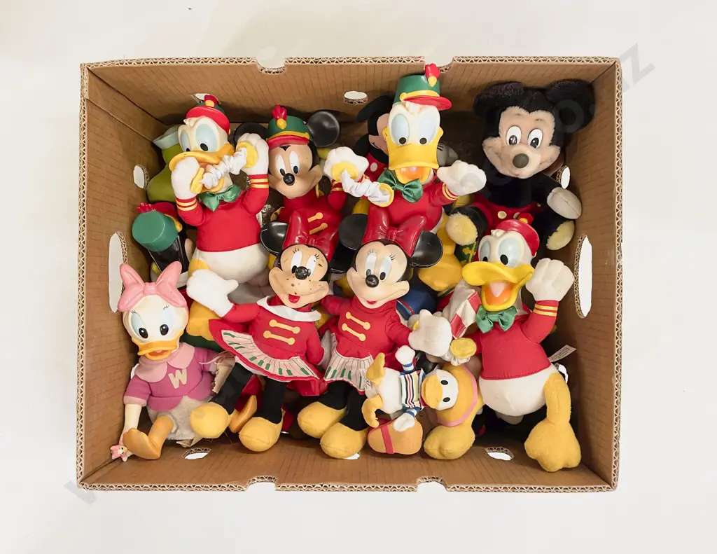 Box of Assorted Disney Toys Image 1++