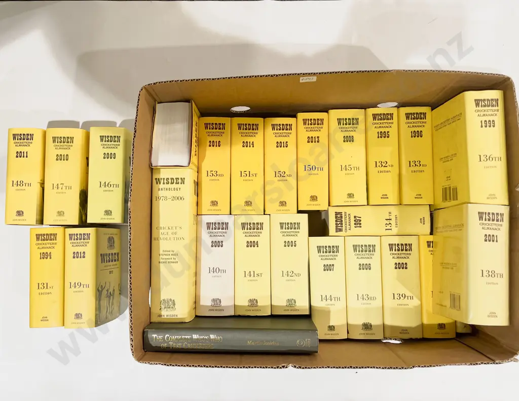 Large Collection of Assorted Wisden Cricketer's Almanac Volumes Image 1++