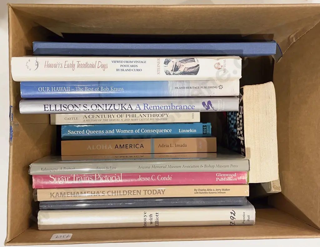Box Quantity of Assorted Books Image 1++