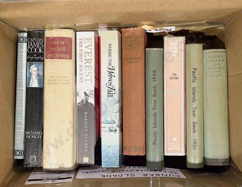 Box of Assorted Books Image 1++