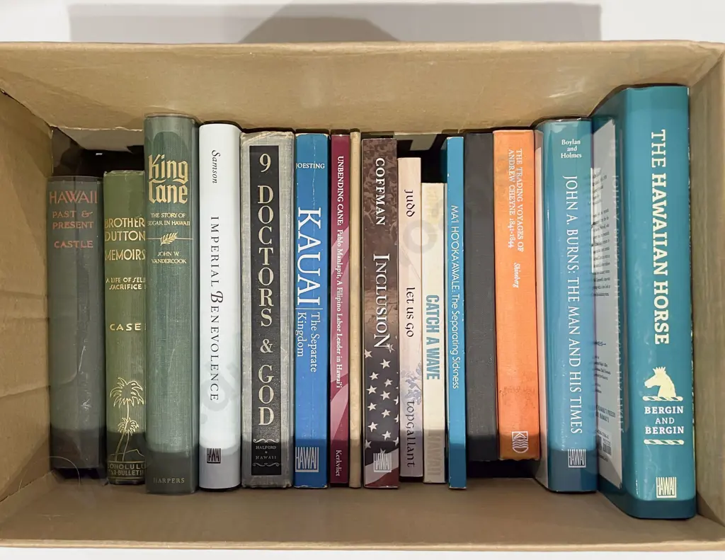 Box of Assorted Books Image 1++