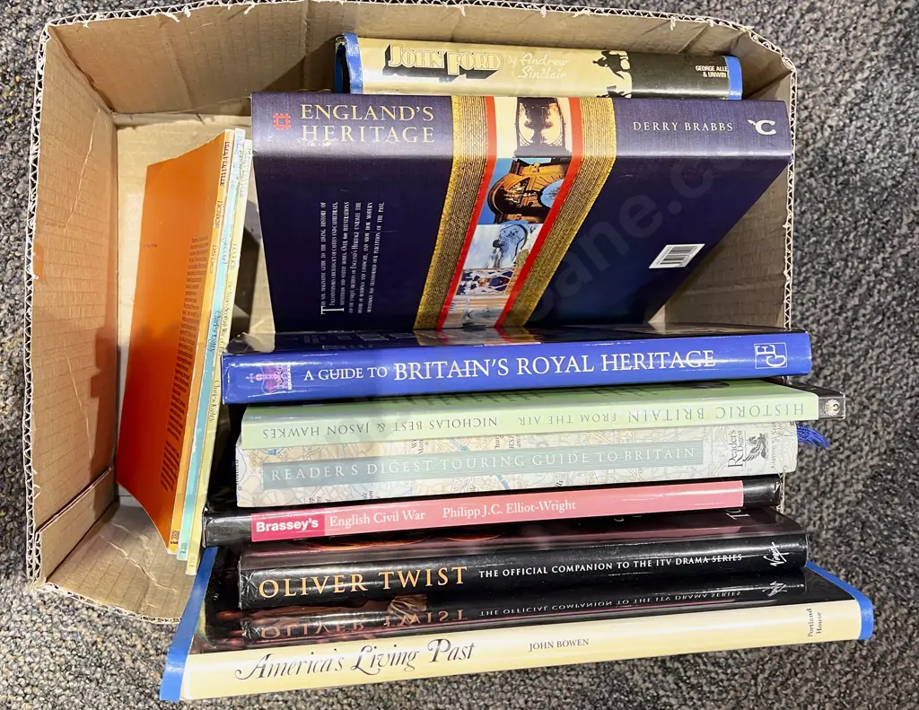 Box Quantity of Assorted British History Volumes & Others Image 1++