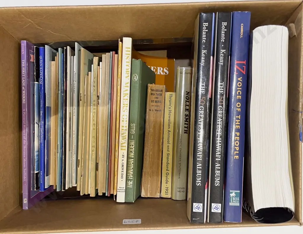 Box of Assorted Hawaii & Pacific Island Reference Image 1++