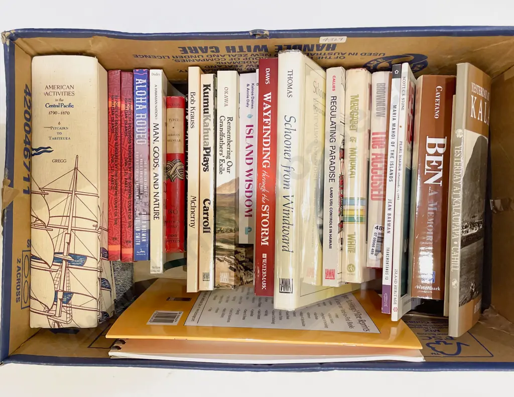 Box of Assorted Books Image 1++