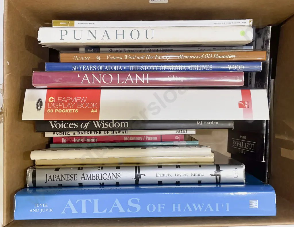 Box of Assorted Books Image 1++