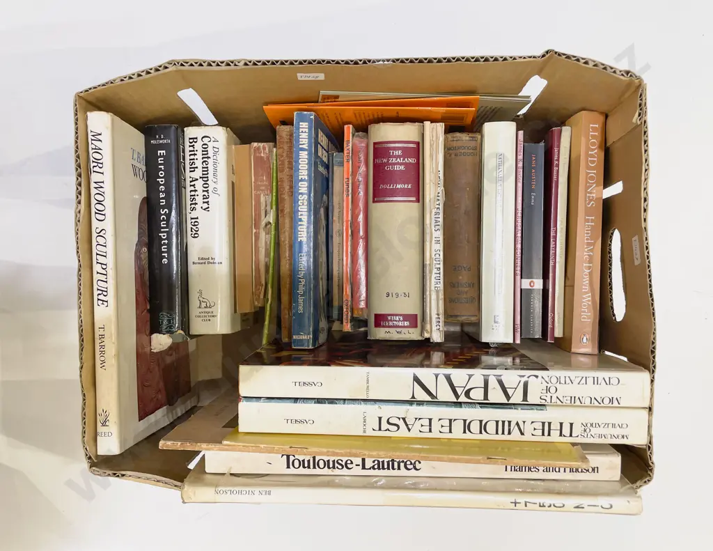 Box of Assorted Books Image 1++
