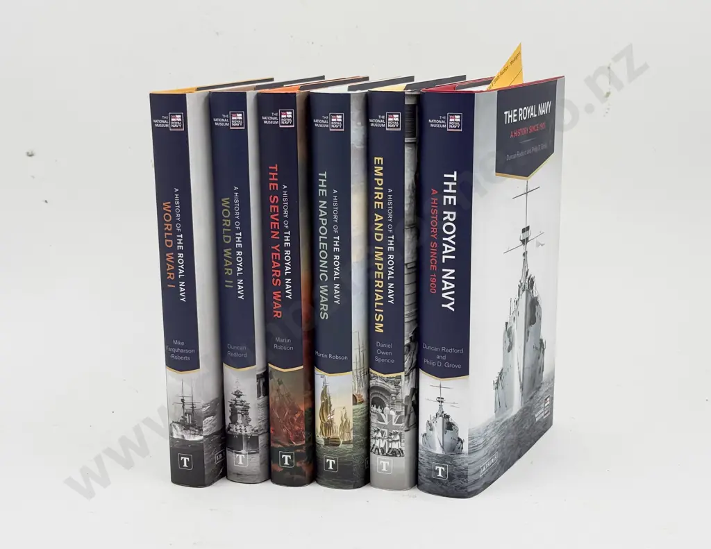 The National Museum - History of the Royal Navy - Six Assorted Volumes Image 1++
