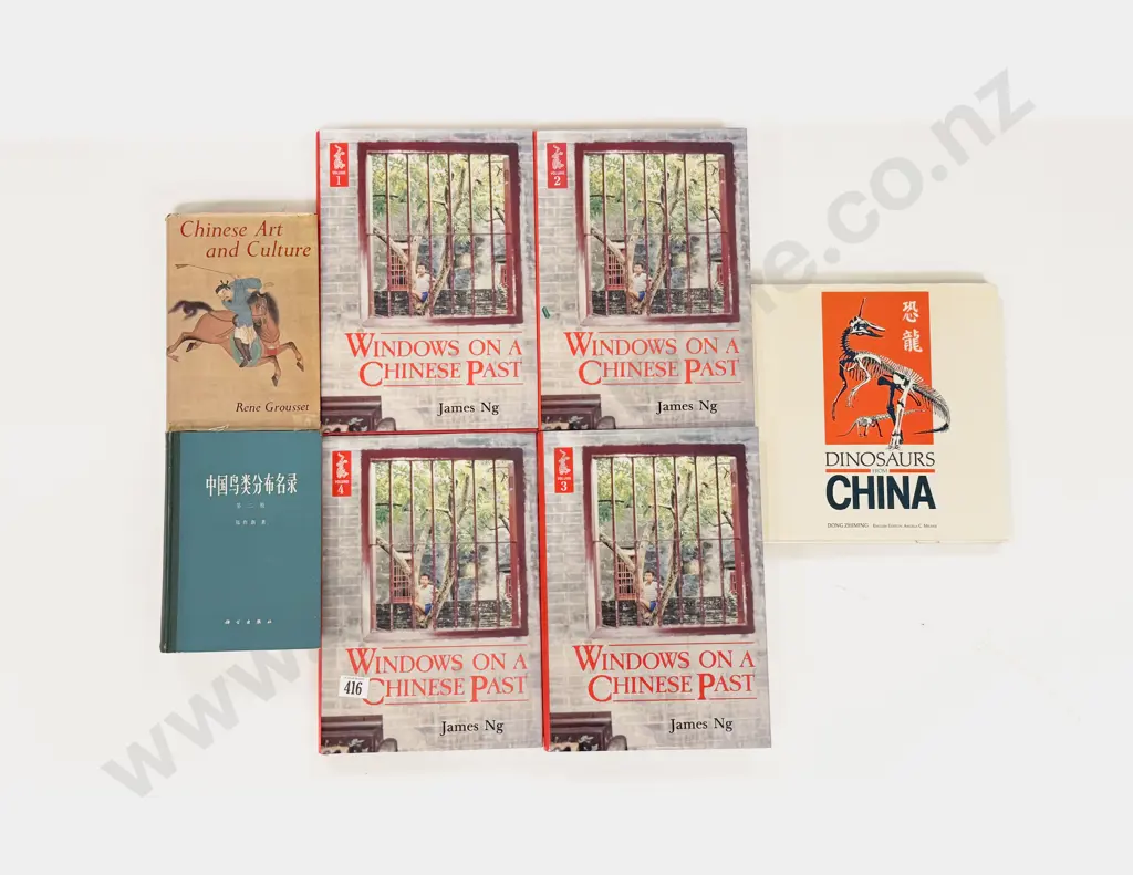 Windows on a Chinese Past Volumes 1 to 4 & Assorted Chinese Reference Image 1++