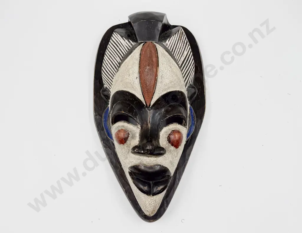 African Carved Mask Image 1++