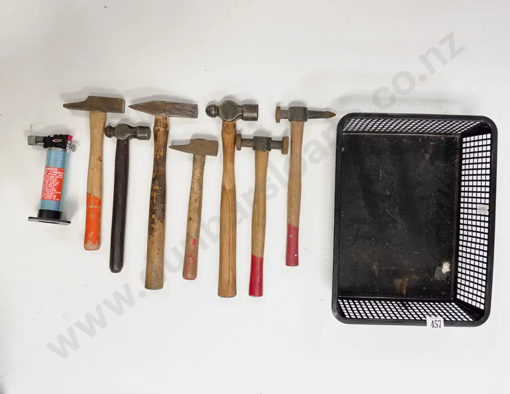 Quantity of Assorted Wooden Hand Tools together with Stingray Micro Torch Image 1++