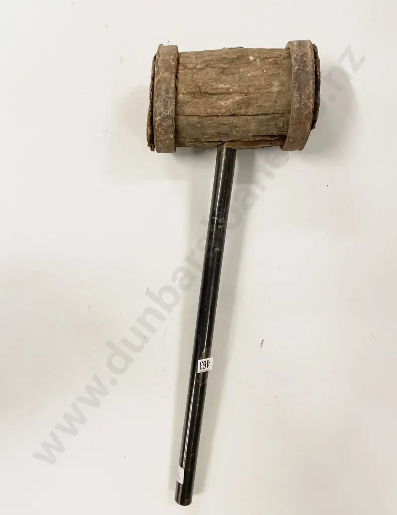 Vintage Mallet with Later Handle Image 1++