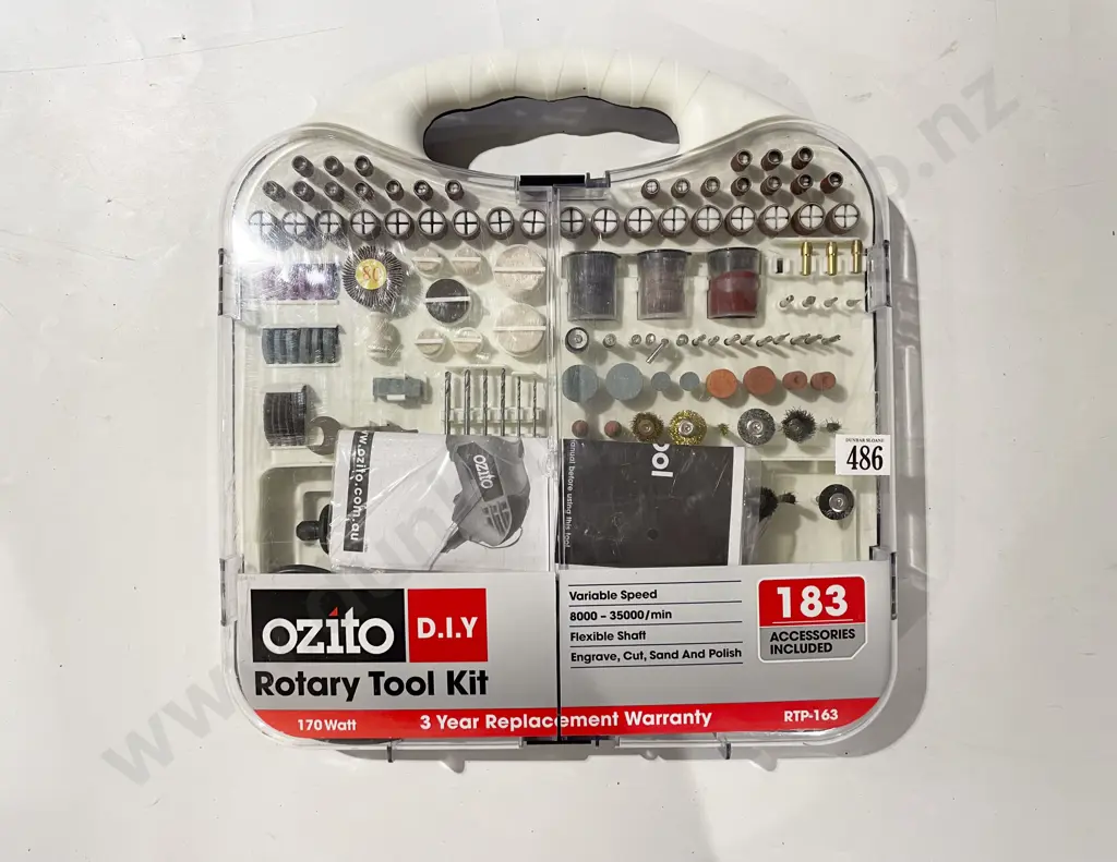 Ozito Cased Rotary Tool Kit Image 1++