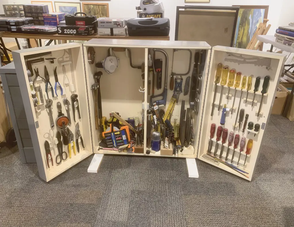 Tool Cabinet with Fitted Tools & Extras Image 1++