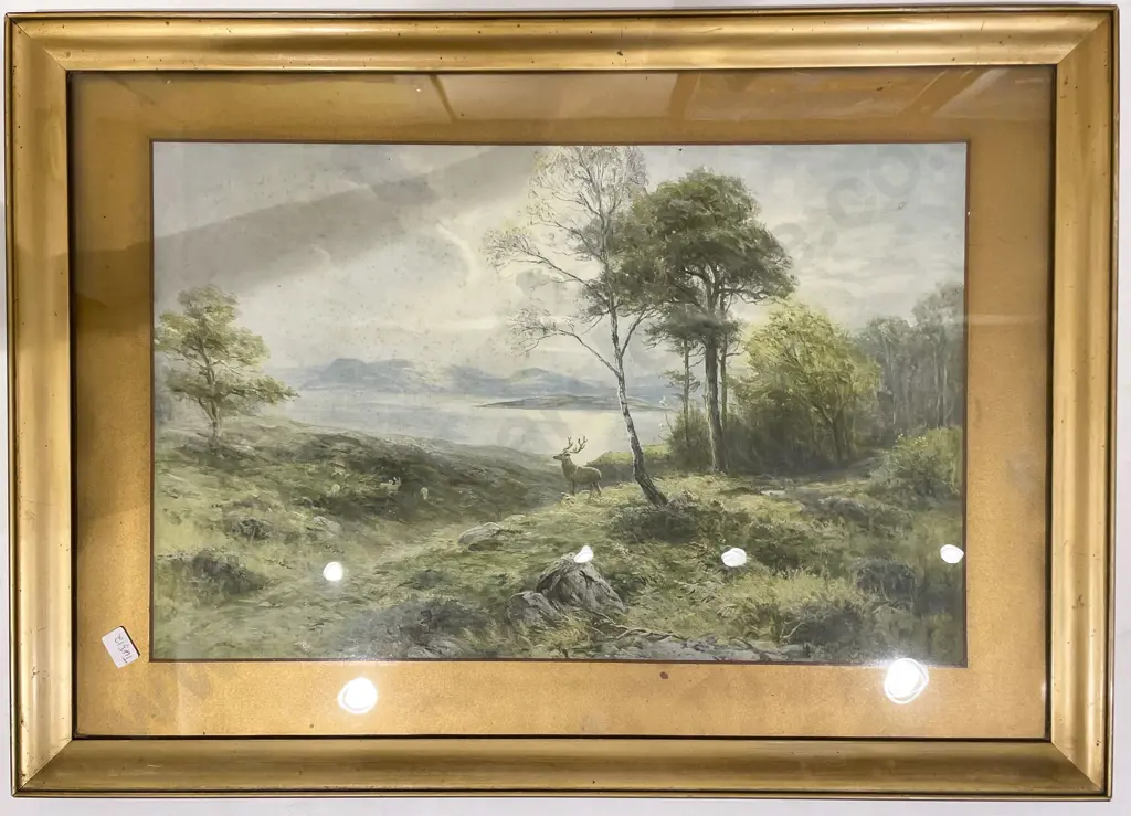 Arnold Davis Watercolour with Albert Smith Watercolour & Print Image 1++