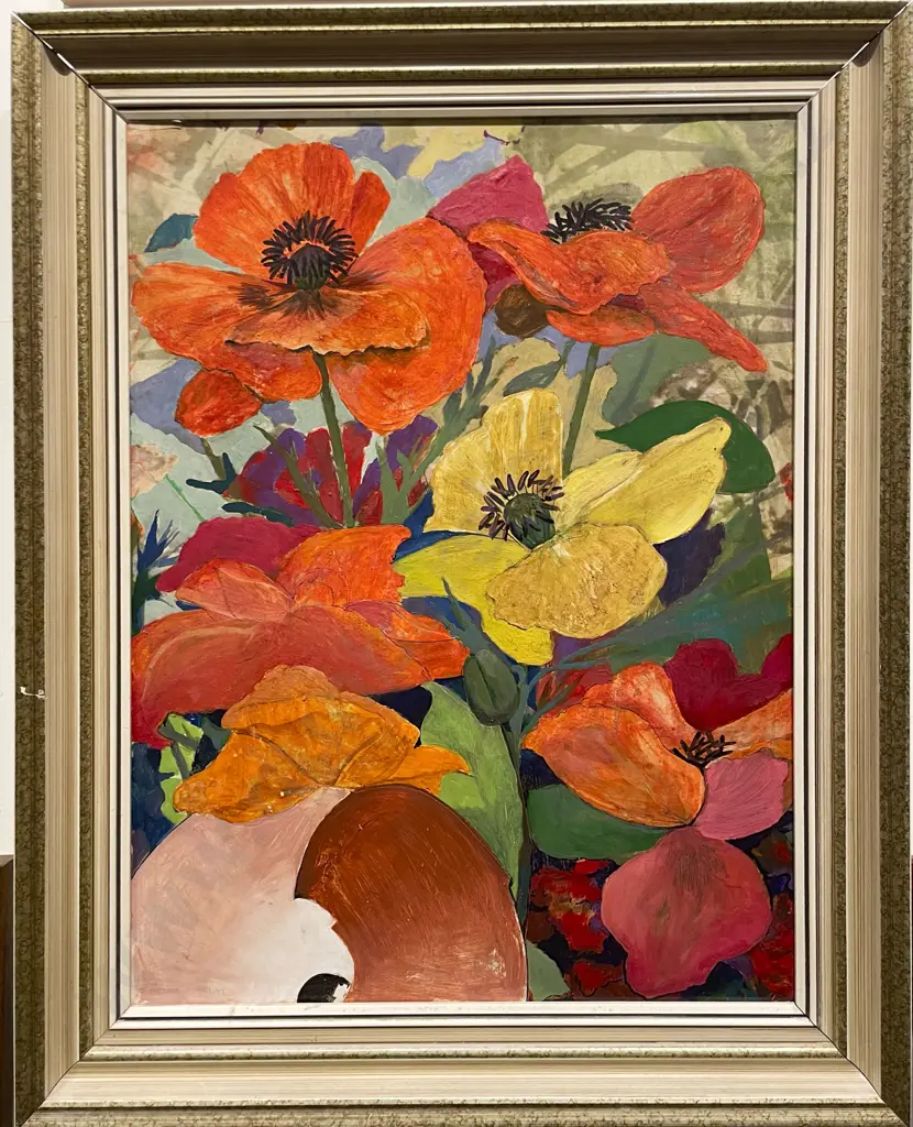 Peter Findlay - Floral Still Life - Oil on Board Image 1++