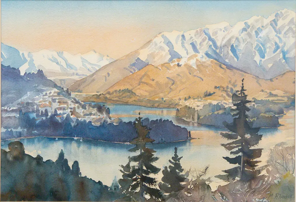 Margaret Rhodes - "Queenstown" - Watercolour Image 1++