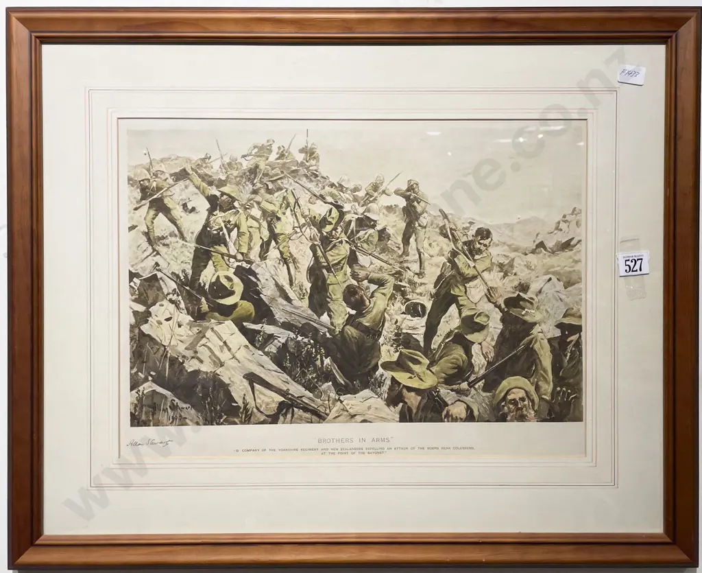 Allan Stewart - "Brothers in Arms" - Signed Print Image 1++