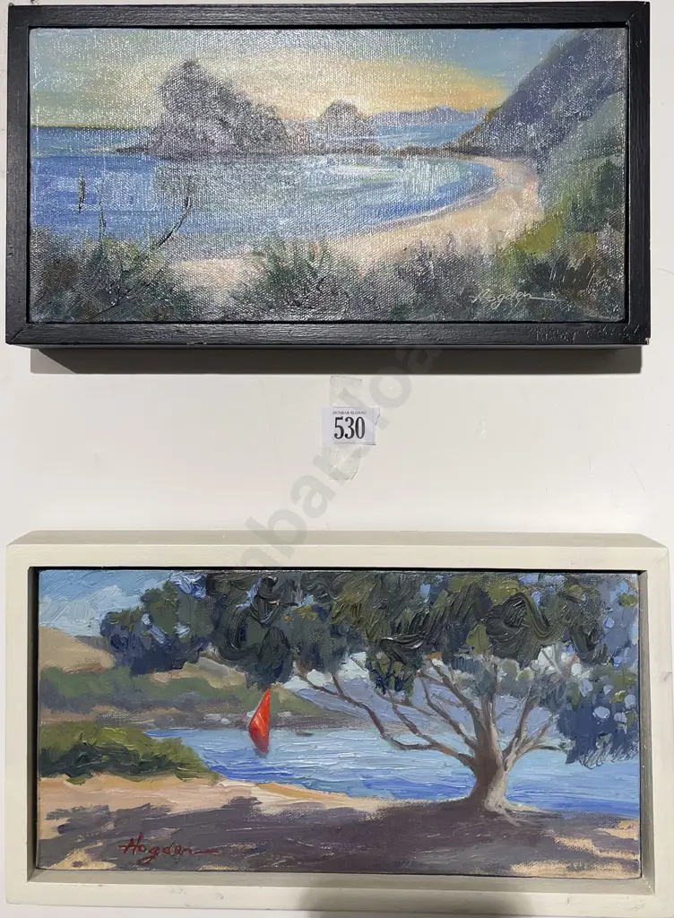 Two Oil Works by Kari Hogden Image 1++