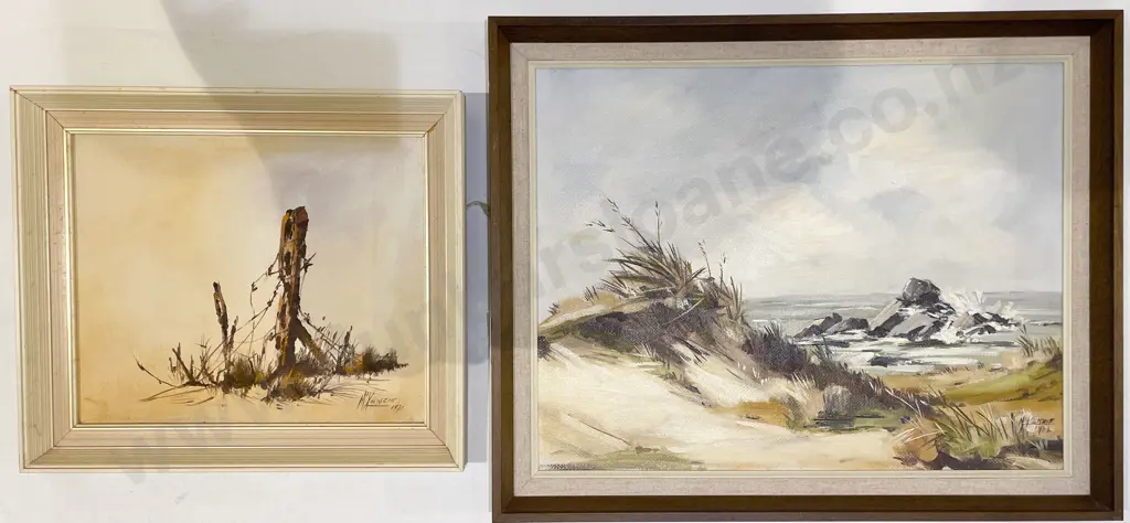 Two Oil Works by Charles McKenzie Image 1++
