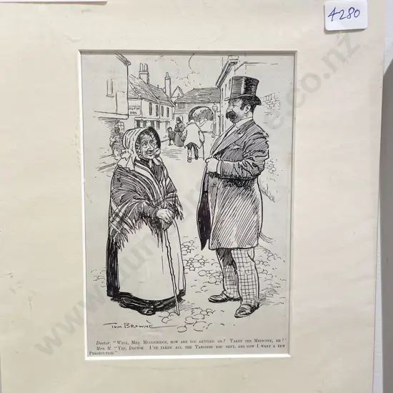 Two Vintage Medical Cartoons