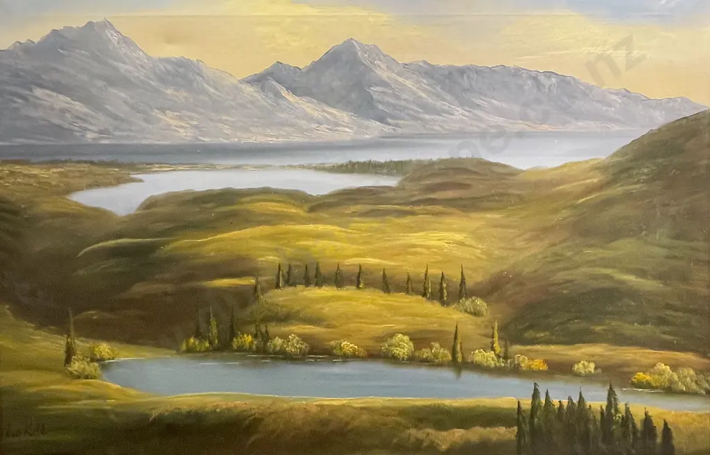 Leo Koll - Oil Landscape on Canvas Image 1++