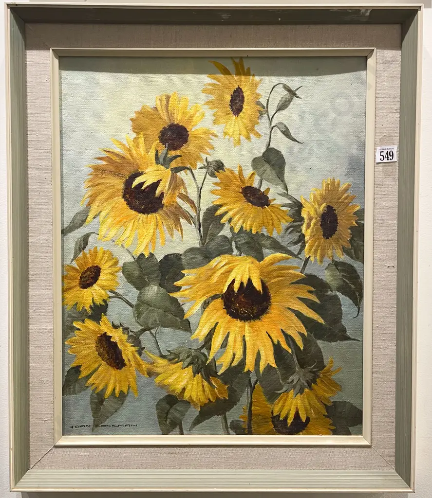Joan Coleman - "Sun Children" - Oil on Board Image 1++