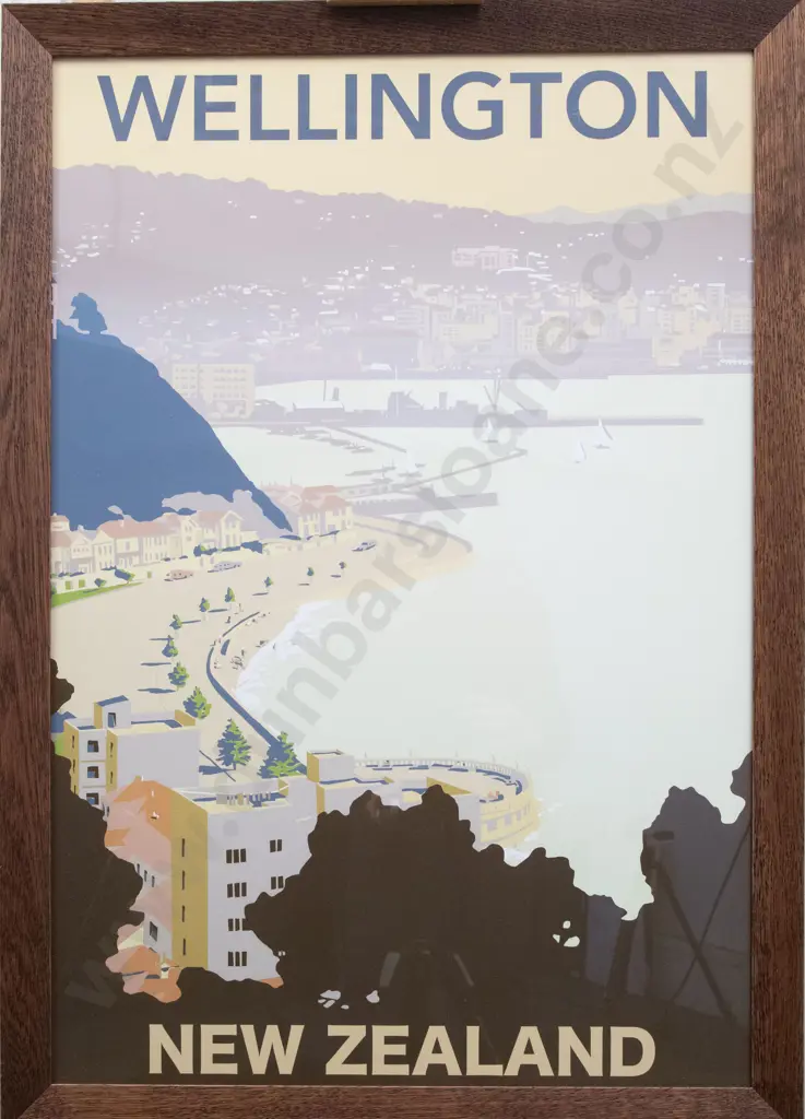 Framed Wellington Advertising Poster Image 1++