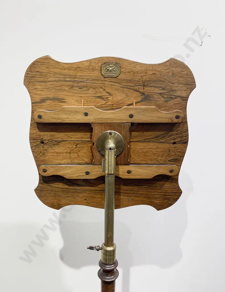 Victorian Rosewood Music Stand "Chinnocks Patent" Image 1++