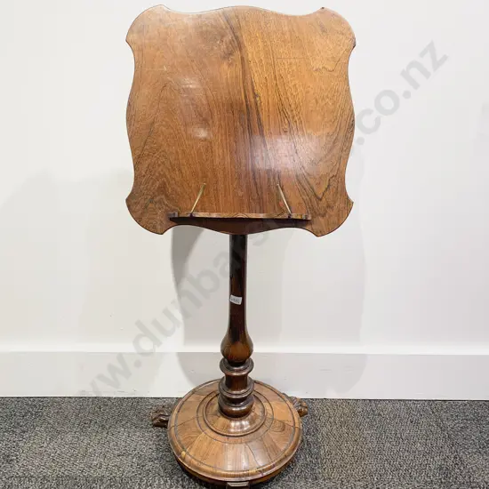 Victorian Rosewood Music Stand "Chinnocks Patent"