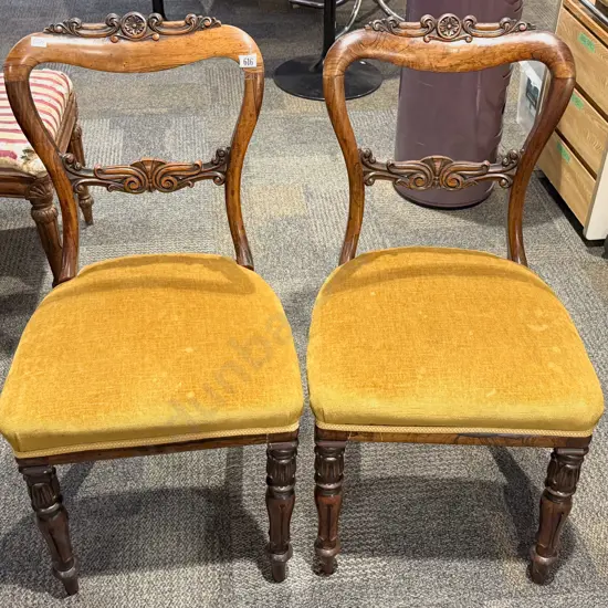 Pair of WMIV Rosewood Dining Chairs