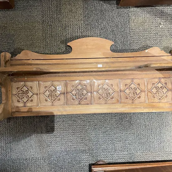 Masterton Made Tiled Gallery from Ex Washstand