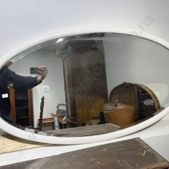 Oval Bevel Edged Wall Mirror