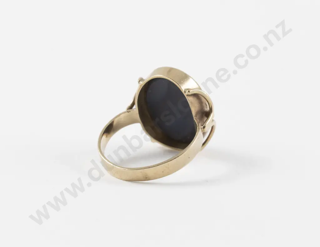 9ct Single Opal Triplet Ring Image 1++