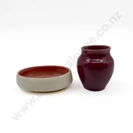 O C Stephens Posy Vase & Small Dish