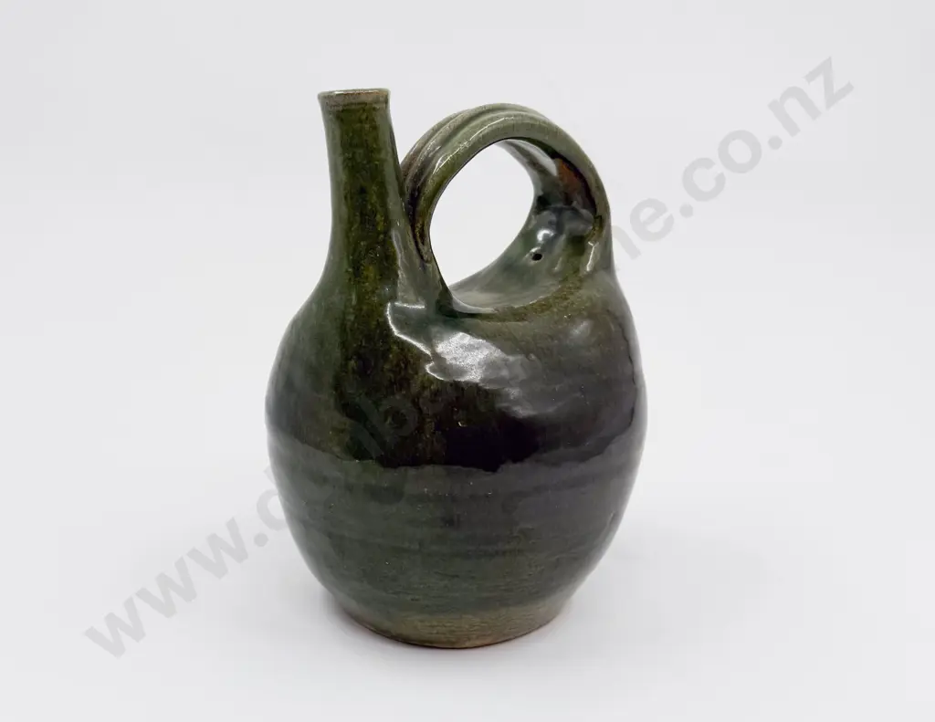 NZ Pottery Oil Jug Image 1++