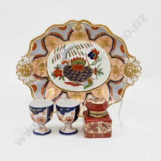 Late C19th Hammersley Hand-painted Serving Dish