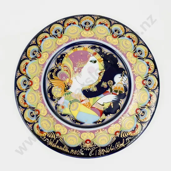 Five Rosenthal Bjørn Windblad Ltd Ed Christmas Plates 1977-1980 1982