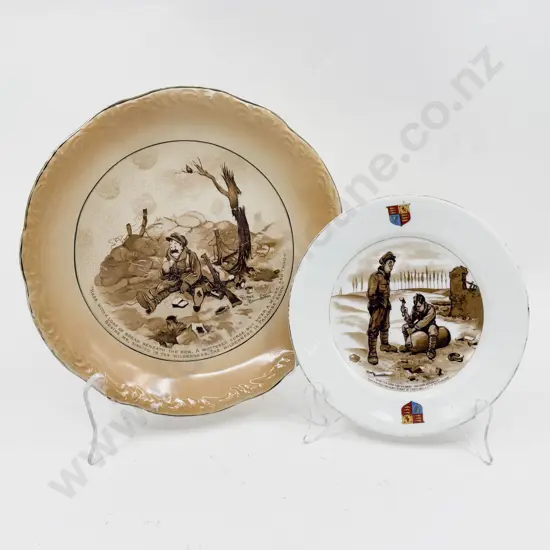 Two Early C20th Bruce Bairnsfather Plates