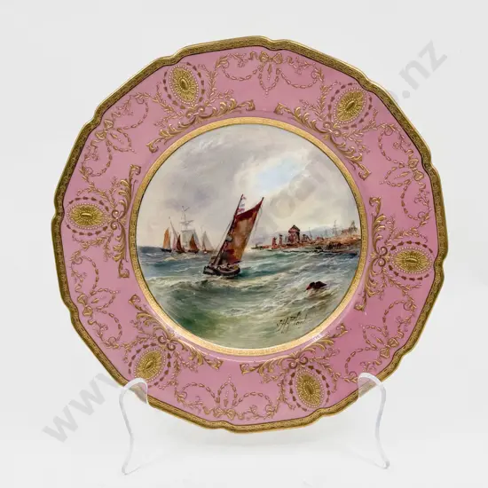 Royal Doulton Hand Painted J H Plant Cabinet Plate
