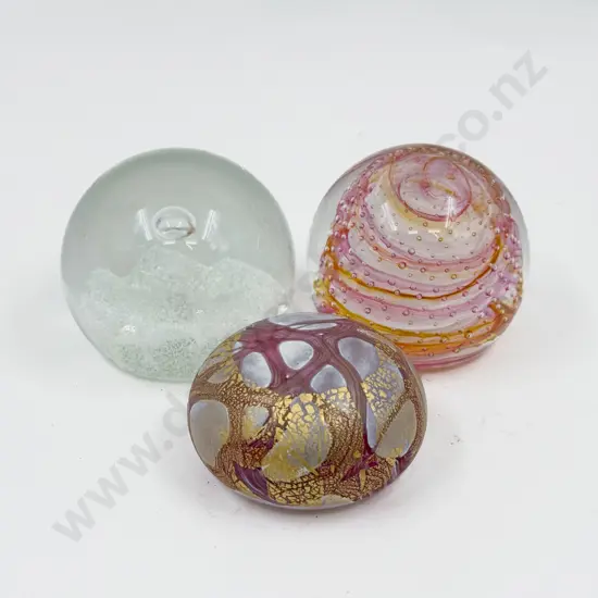 Three Various Caithness Paperweights