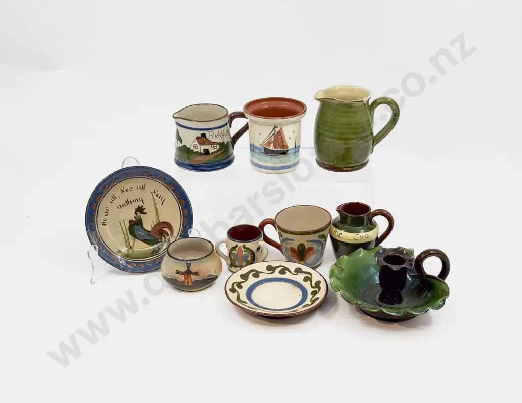 Whatcombe Torquay Pottery Pots a/f Image 1++