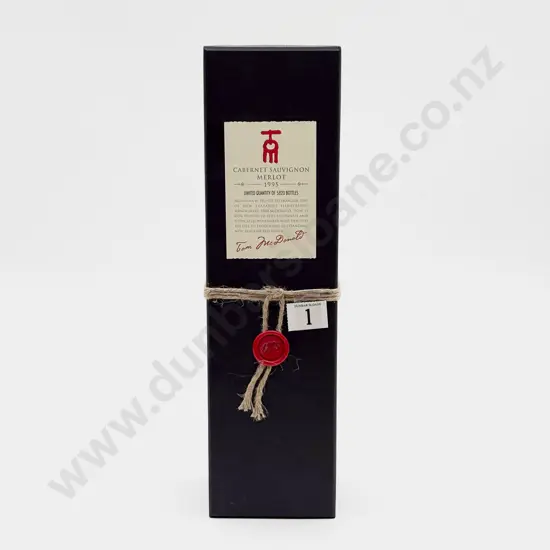 1 Bottle NZ 1995 Tom MacDonald Cabernet Sauvignon Merlot